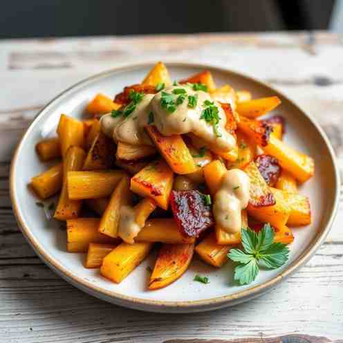 Easy Nutritious Meals - Roasted Yuca with Garlic Mojo